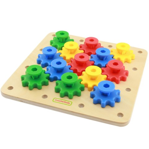MASTERKIDZ Koła Zębate Zbuduj Własny Mechanizm Tablica Montessori