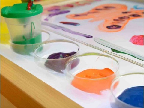 MASTERKIDZ Kwadratowa Taca do Malowania Montessori MASTERKIDZ Kwadratowa Taca do Malowania Montessori