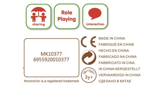 MASTERKIDZ Realistyczne Owoce Zestaw Do Kuchni 10 Elementów MASTERKIDZ Realistyczne Owoce Zestaw Do Kuchni 10 Elementów