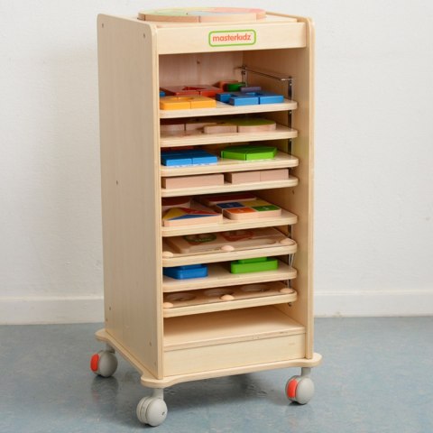 MASTERKIDZ Szafka Do Przechowywania Tabliczek Edukacyjnych