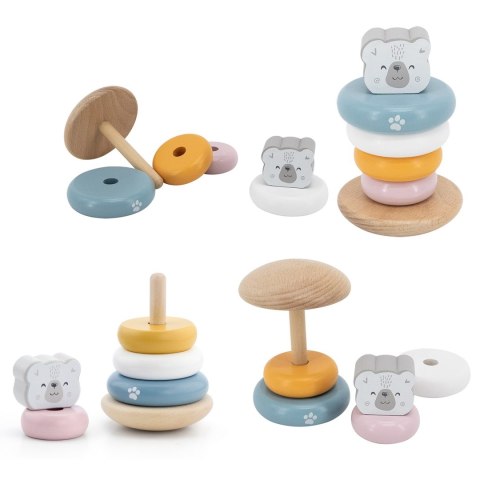 VIGA PolarB Drewniana Piramidka edukacyjna - Miś Polarny VIGA PolarB Drewniana Piramidka edukacyjna - Miś Polarny