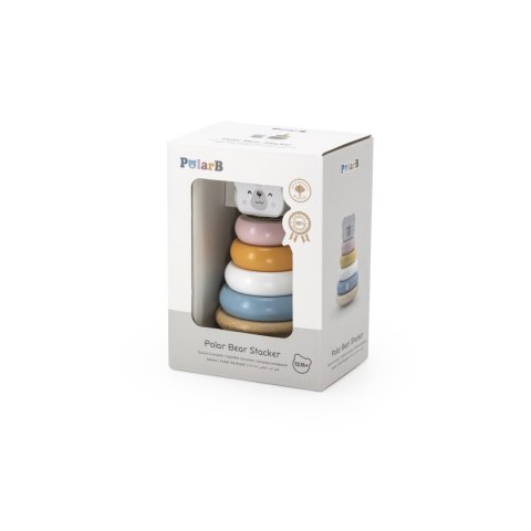 VIGA PolarB Drewniana Piramidka edukacyjna - Miś Polarny VIGA PolarB Drewniana Piramidka edukacyjna - Miś Polarny