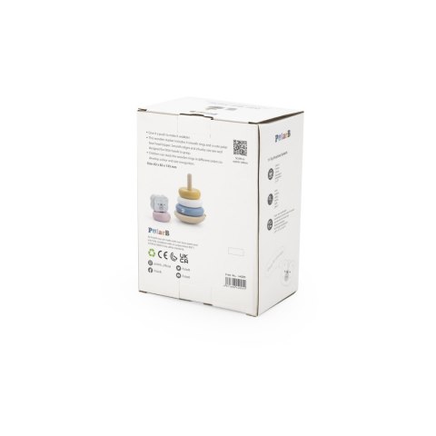 VIGA PolarB Drewniana Piramidka edukacyjna - Miś Polarny VIGA PolarB Drewniana Piramidka edukacyjna - Miś Polarny