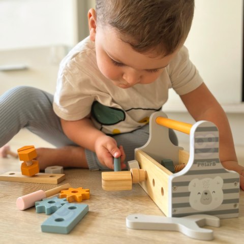 VIGA PolarB Drewniana Skrzynka z Narzędziami