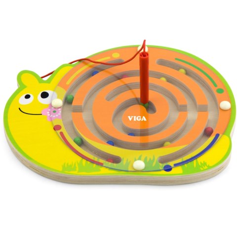 Viga Labirynt Magnetyczny Drewniana gra Śimak Viga Labirynt Magnetyczny Drewniana gra Śimak