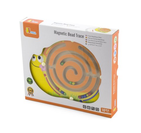 Viga Labirynt Magnetyczny Drewniana gra Śimak Viga Labirynt Magnetyczny Drewniana gra Śimak
