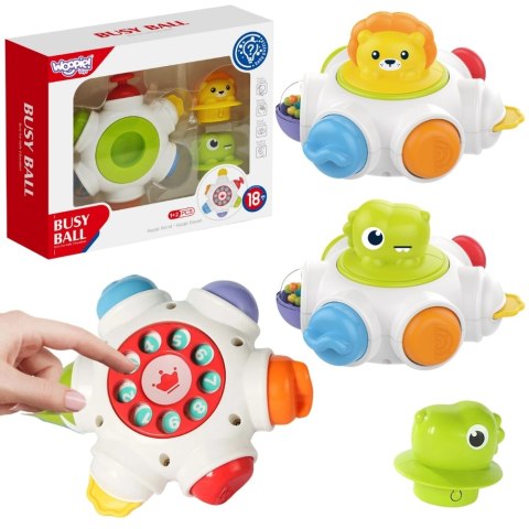 WOOPIE BABY Kosmiczna Rakieta Aktywności - Edukacyjna Kostka Sensoryczna 18m+ WOOPIE BABY Kosmiczna Rakieta Aktywności - Edukacyjna Kostka Sensoryczna 18m+