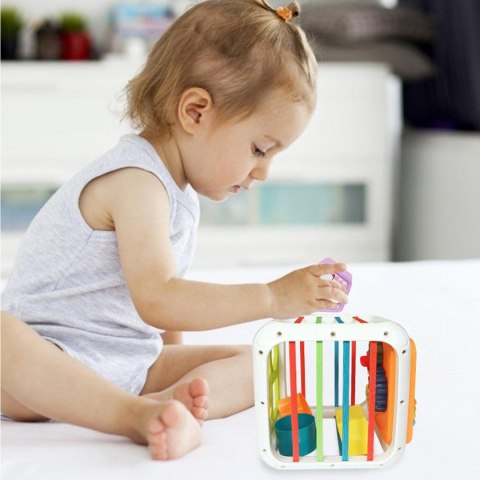 Woopie Kostka Edukacyjna Sorter 4W1 Kształty 18M+