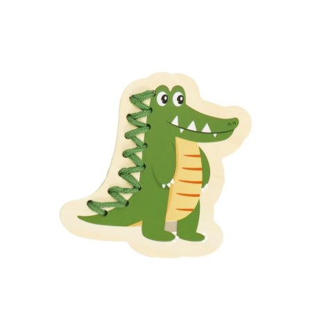 CLASSIC WORLD Drewniana Sznurowanka Przeplatanka Nawlekanka Przewlekanka Zwierzątka 10 el. CLASSIC WORLD Drewniana Sznurowanka Przeplatanka Nawlekanka Przewlekanka Zwierzątka 10 el.