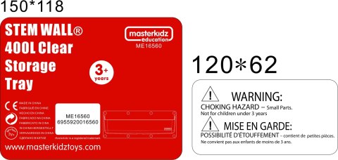 MASTERKIDZ Akrylowe Pojemniki do Tablicy 2 szt. MASTERKIDZ Akrylowe Pojemniki do Tablicy 2 szt.