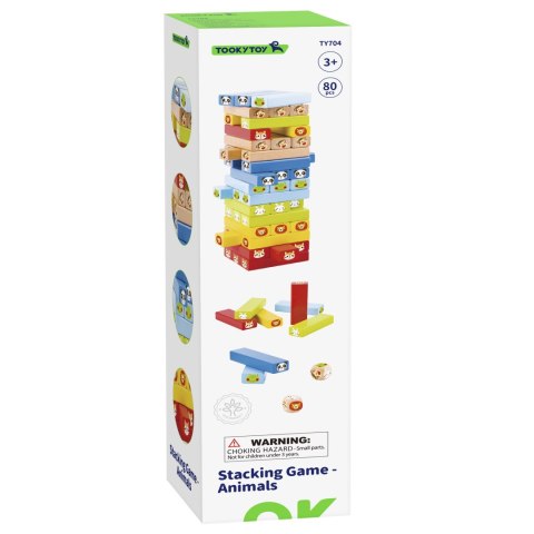TOOKY TOY Gra Zręcznościowa Zwierzęta 82 el.