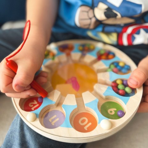 VIGA Drewniana Gra magnetyczna Zegar Labirynt Magnetyczny VIGA Drewniana Gra magnetyczna Zegar Labirynt Magnetyczny