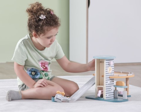 VIGA PolarB Parking Garaż z Helikopterem i samochodzikami VIGA PolarB Parking Garaż z Helikopterem i samochodzikami