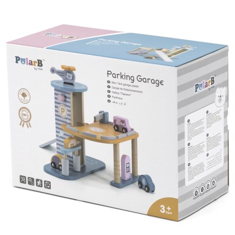 VIGA PolarB Parking Garaż z Helikopterem i samochodzikami VIGA PolarB Parking Garaż z Helikopterem i samochodzikami