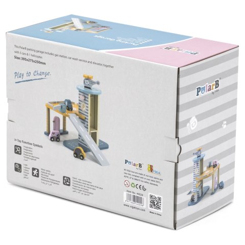 VIGA PolarB Parking Garaż z Helikopterem i samochodzikami VIGA PolarB Parking Garaż z Helikopterem i samochodzikami