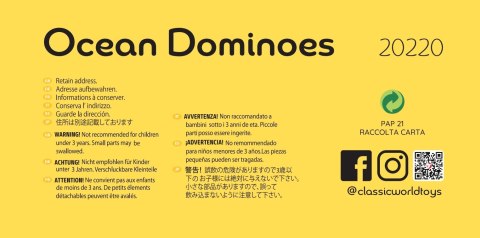 CLASSIC WORLD Drewniane Domino Tor Logiczny Przeszkód Układanka Montessori 100 el. CLASSIC WORLD Drewniane Domino Tor Logiczny Przeszkód Układanka Montessori 100 el.