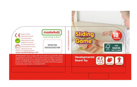 MASTERKIDZ Tablica edukacyjna Gra Przesuwna Labirynt Montessori MASTERKIDZ Tablica edukacyjna Gra Przesuwna Labirynt Montessori