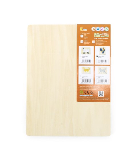 VIGA Drewniane Puzzle Montessori Kogut z Pinezkami VIGA Drewniane Puzzle Montessori Kogut z Pinezkami