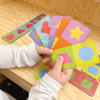 WOOPIE Gra Edukacyjna Transport Zwierzęta Puzzle Domino Montessori