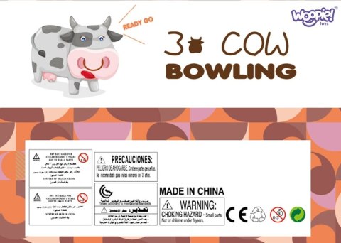 WOOPIE Kręgle dla Dzieci Zwierzaki i Cyferki 8 el.