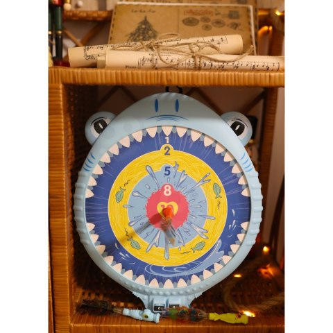 WOOPIE Magnetyczna Gra w Rzutki Bezpieczna Dart Tarcza Wesoły Rekinek