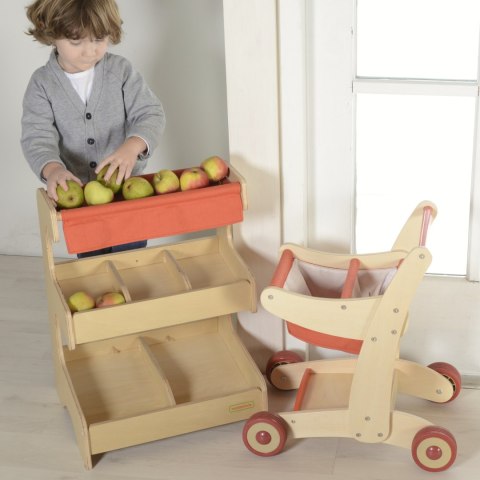 MASTERKIDZ Stoisko Targowe Drewniane Zabawa W Sklep