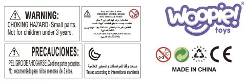 WOOPIE Zestaw Małego Kucharza Strój Kucharski Akcesoria Kuchenne 7 el.