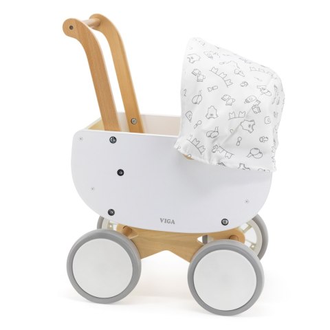 VIGA Drewniany Wózek dla Lalek z Gondolą VIGA Drewniany Wózek dla Lalek z Gondolą
