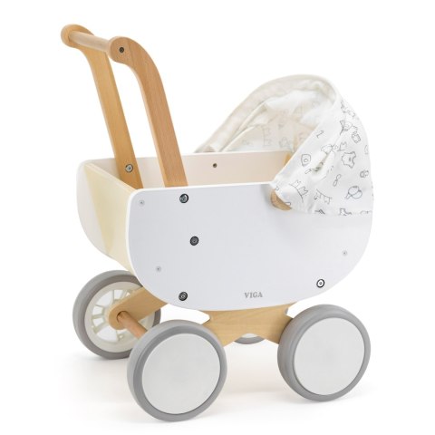 VIGA Drewniany Wózek dla Lalek z Gondolą VIGA Drewniany Wózek dla Lalek z Gondolą