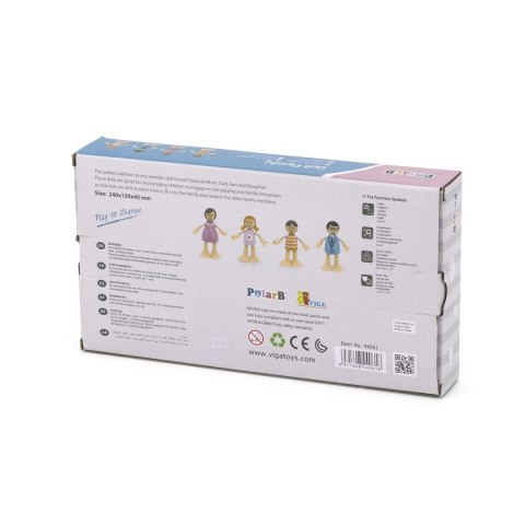 VIGA PolarB Drewniane Lalki Rodzina Lalek Zestaw Figurki VIGA PolarB Drewniane Lalki Rodzina Lalek Zestaw Figurki