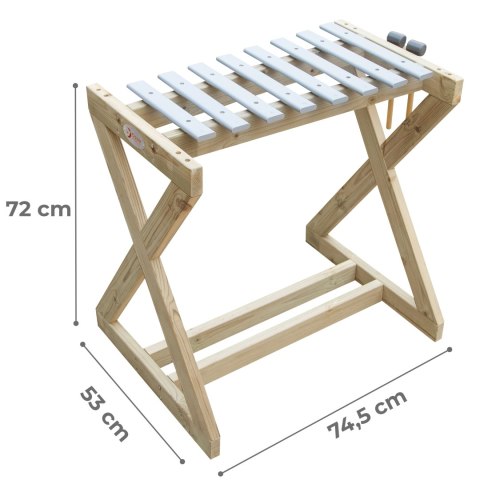 CLASSIC WORLD EDU Instrument Muzyczny Ksylofon Duże Cymbałki