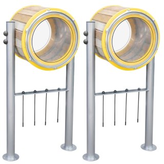 CLASSIC WORLD EDU Zestaw Bębenki XXL 2 szt. Instrument Perkusja Ogrodowa