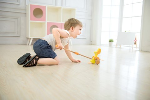 CLASSIC WORLD Pchacz Kaczuszka Drewniany Dla Dzieci