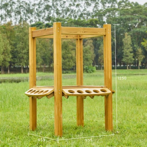 MASTERKIDZ 4 Stronna Tablica Przezroczysta Akrylowa Do Malowania + Kubeczki