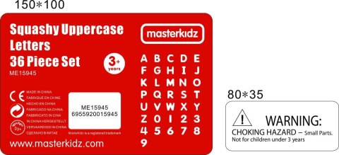 MASTERKIDZ Zestaw Literek i Cyferek Alfabet Montessori MASTERKIDZ Zestaw Literek i Cyferek Alfabet Montessori