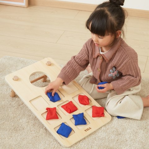 Viga Gra Zręcznościowa 2w1 Kółko i Krzyżyk + Cornhole - Rzut Do celu Viga Gra Zręcznościowa 2w1 Kółko i Krzyżyk + Cornhole - Rzut Do celu