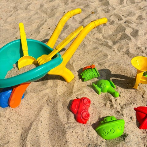 WOOPIE Taczka Ogrodowa Zestaw do Piasku 10 el. WOOPIE Taczka Ogrodowa Zestaw do Piasku 10 el.