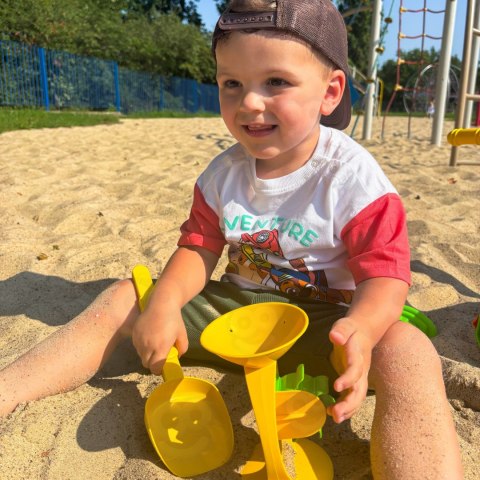 WOOPIE Taczka Ogrodowa Zestaw do Piasku 10 el. WOOPIE Taczka Ogrodowa Zestaw do Piasku 10 el.