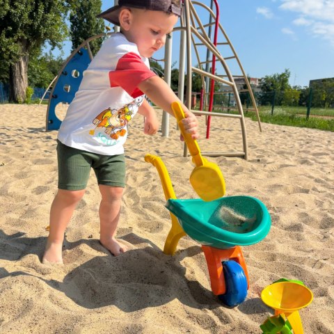 WOOPIE Taczka Ogrodowa Zestaw do Piasku 10 el. WOOPIE Taczka Ogrodowa Zestaw do Piasku 10 el.