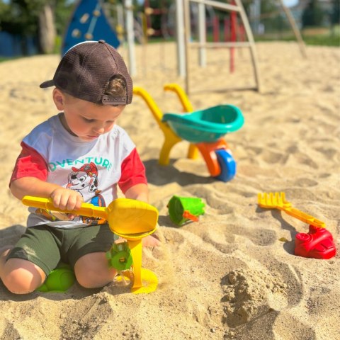 WOOPIE Taczka Ogrodowa Zestaw do Piasku 10 el. WOOPIE Taczka Ogrodowa Zestaw do Piasku 10 el.