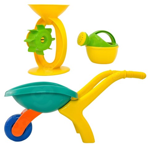 WOOPIE Taczka Ogrodowa Zestaw do Piasku 10 el. WOOPIE Taczka Ogrodowa Zestaw do Piasku 10 el.