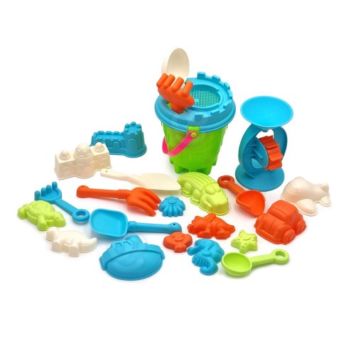 WOOPIE Wielki Zestaw do Piasku z Wiaderkiem 25 el. WOOPIE Wielki Zestaw do Piasku z Wiaderkiem 25 el.