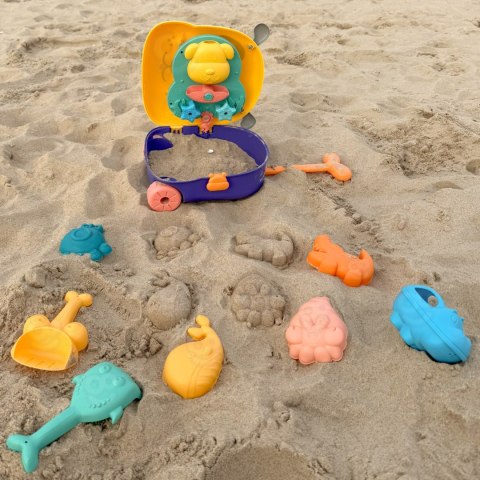 WOOPIE Zestaw do Piasku 3w1 Walizka Piesek Stolik Wodny