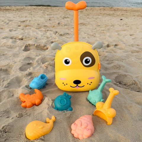 WOOPIE Zestaw do Piasku 3w1 Walizka Piesek Stolik Wodny