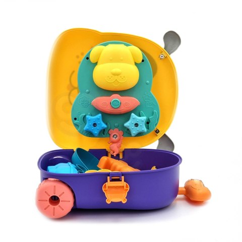 WOOPIE Zestaw do Piasku 3w1 Walizka Piesek Stolik Wodny