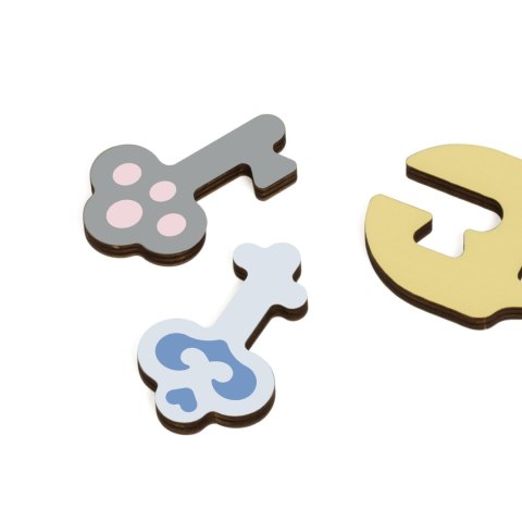 CLASSIC WORLD Drewniana Układanka Montessori Sensoryczna Klucze i Zamki do Dopasowania CLASSIC WORLD Drewniana Układanka Montessori Sensoryczna Klucze i Zamki do Dopasowania