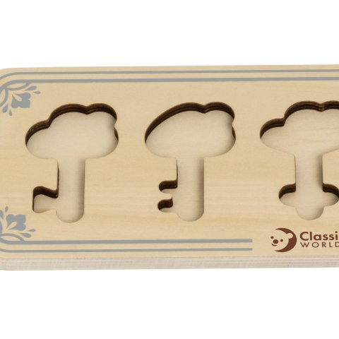 CLASSIC WORLD Drewniana Układanka Montessori Sensoryczna Klucze i Zamki do Dopasowania CLASSIC WORLD Drewniana Układanka Montessori Sensoryczna Klucze i Zamki do Dopasowania