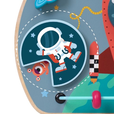 CLASSIC WORLD Tablica Manipulacyjna Wielofunkcyjna 6w1 Rakieta