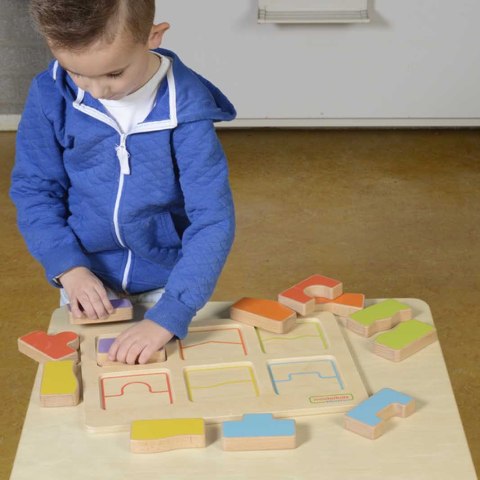 MASTERKIDZ Tablica Edukacjna Sorter Dopasowanie Kształty i Kolory MASTERKIDZ Tablica Edukacjna Sorter Dopasowanie Kształty i Kolory