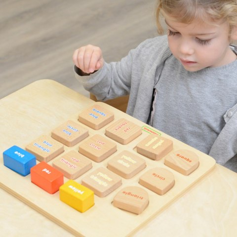 MASTERKIDZ Tablica Edukacyjna Sorter Kształty i Kolory MASTERKIDZ Tablica Edukacyjna Sorter Kształty i Kolory